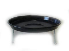 Ohniště černě smaltované - 34cm