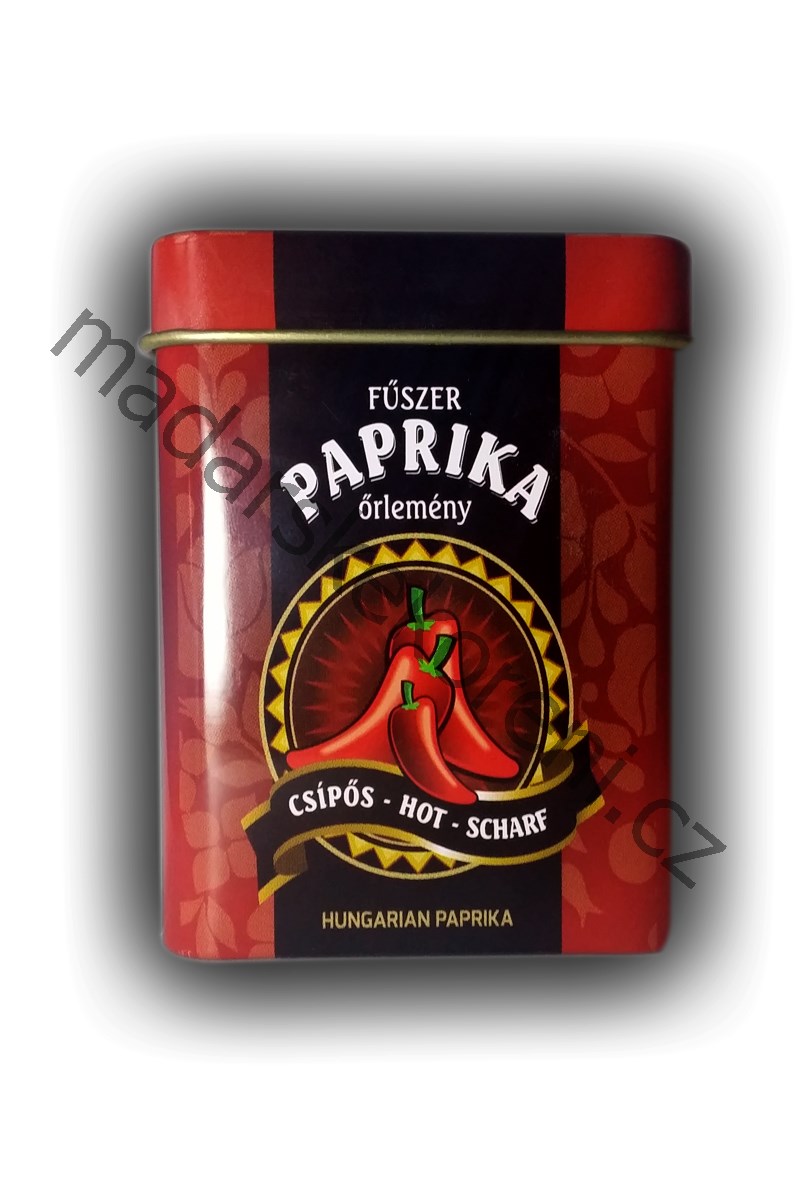 Maďarská paprika pálivá v plechové dóze - 50g  