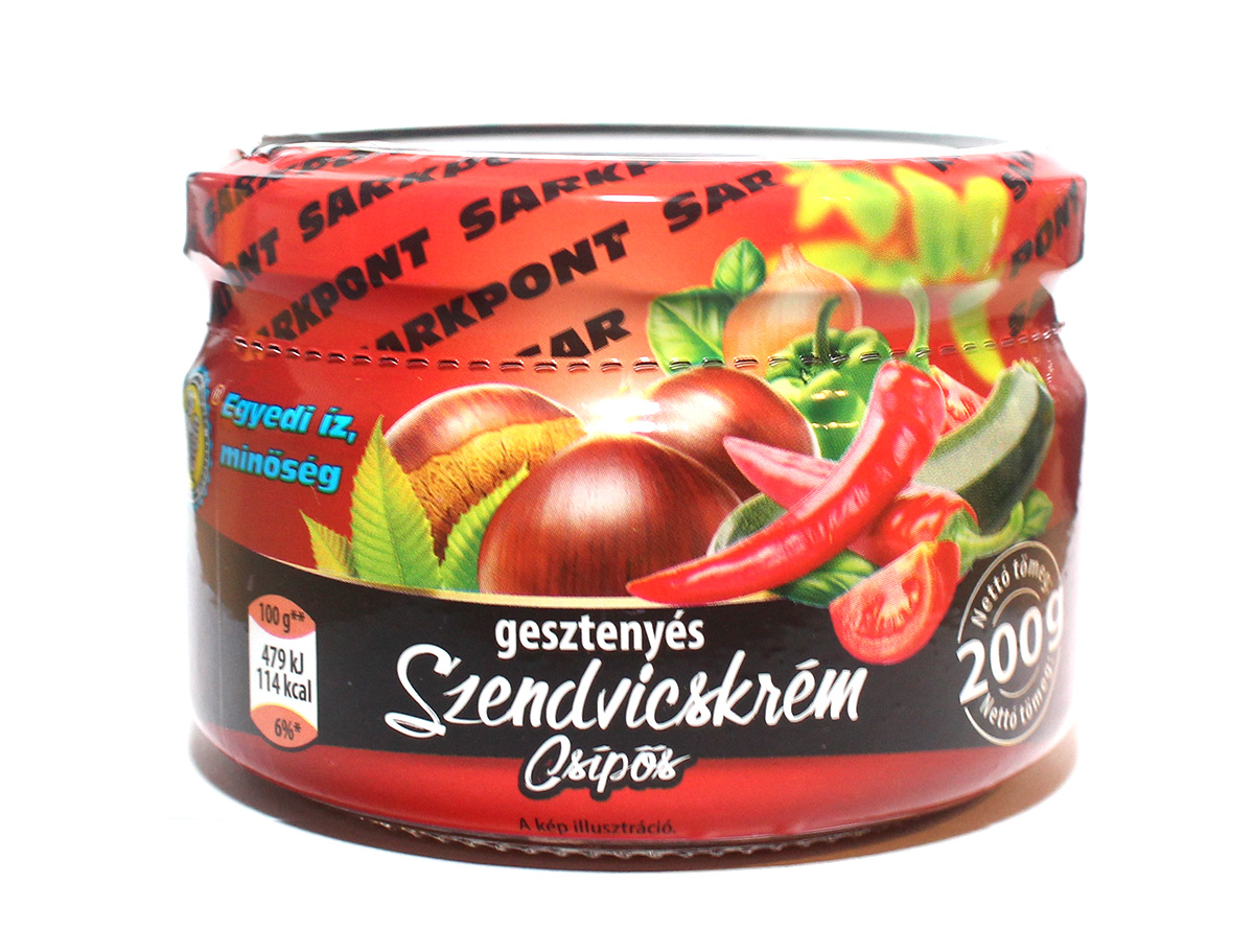Kaštanová paštika pálivá - 200g