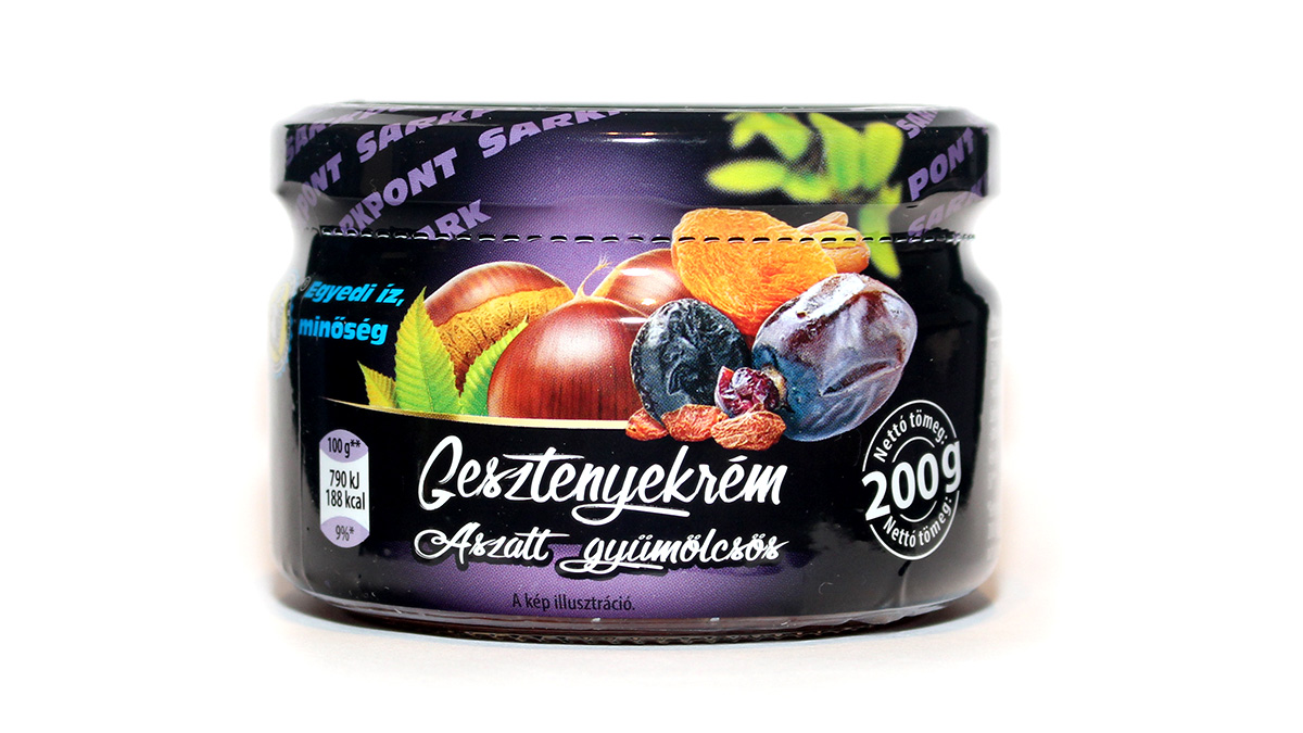Kaštanové pyré se sušeným ovocem - 200g